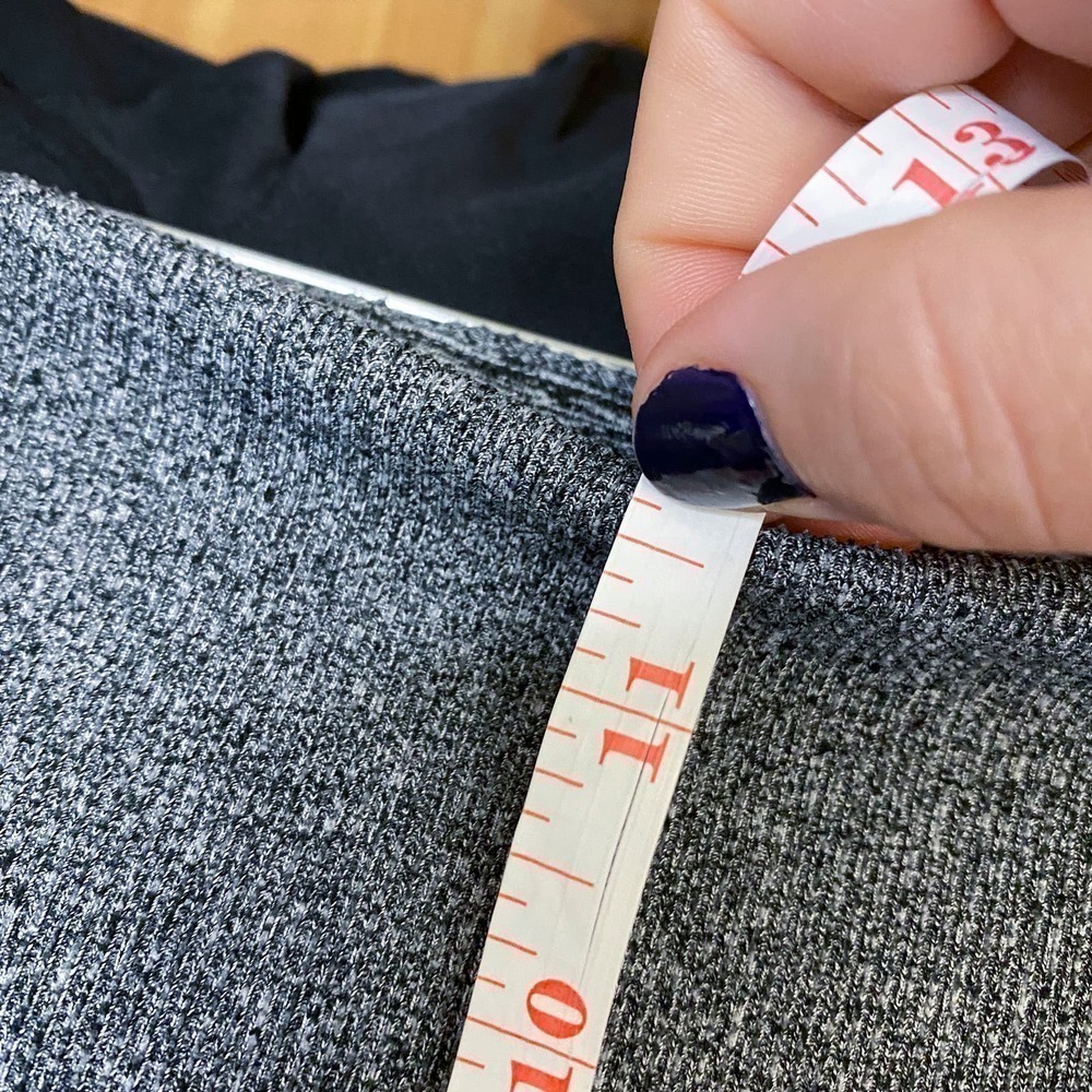 athleta exhale heel tight yoga leggings gray space heather size Medium SoftLuxe - Picture 9 of 14